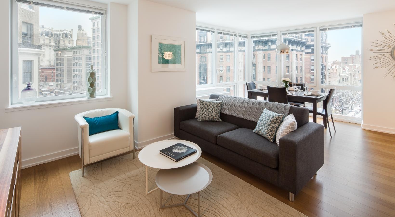 The essence of exceptional living a living room with a large window