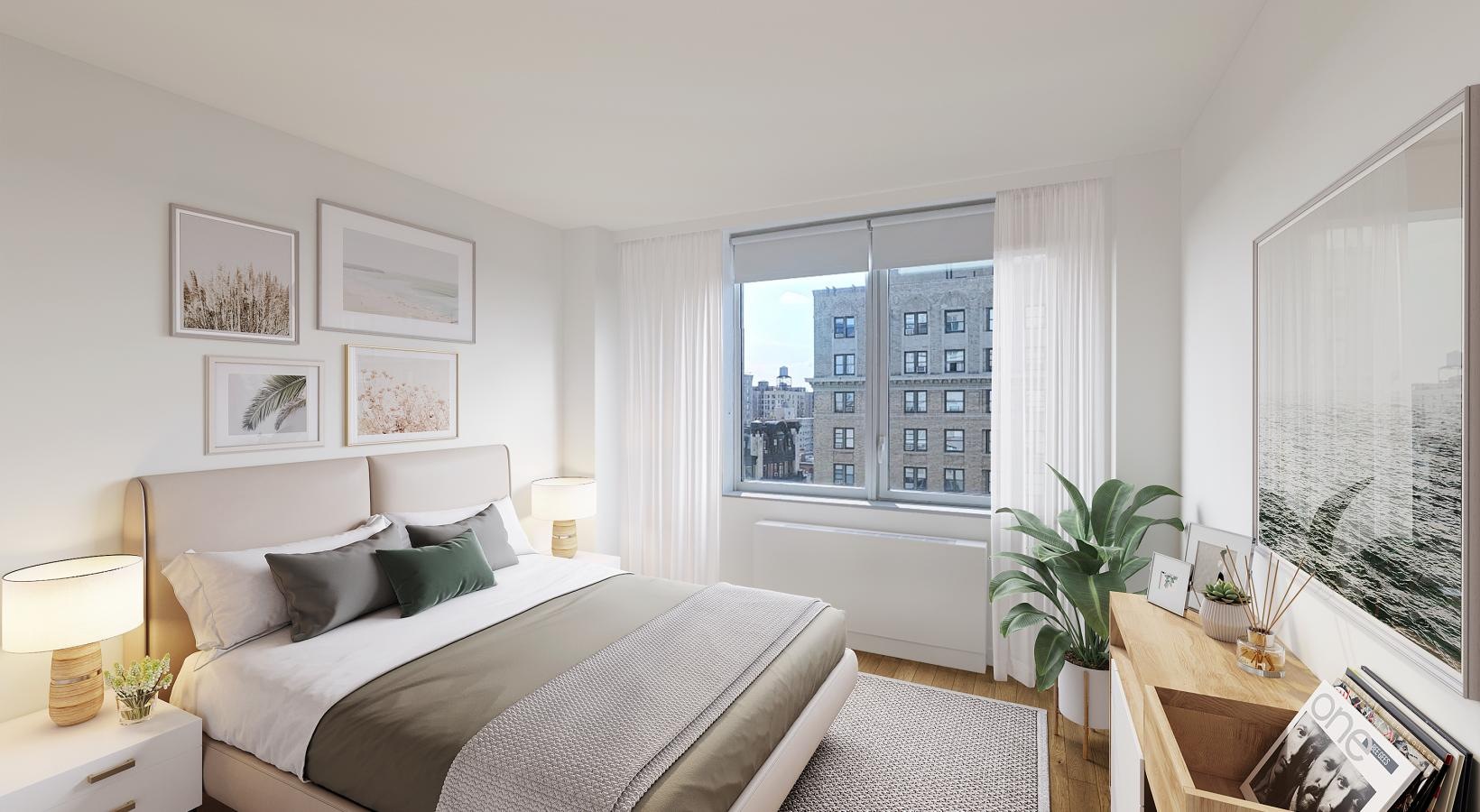 Generous bedroom offerings to fit every family a bedroom with a large window