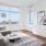 a living room with a couch and a coffee table