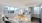 a large room with a large window